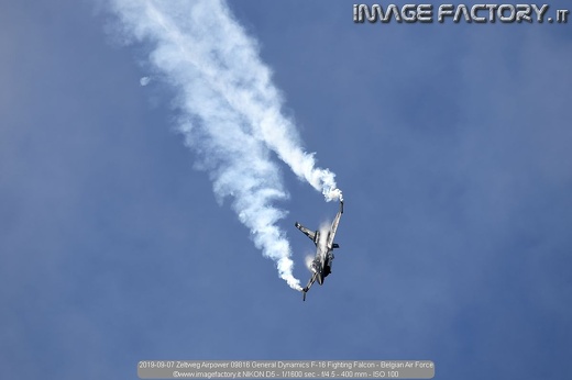 2019-09-07 Zeltweg Airpower 09816 General Dynamics F-16 Fighting Falcon - Belgian Air Force